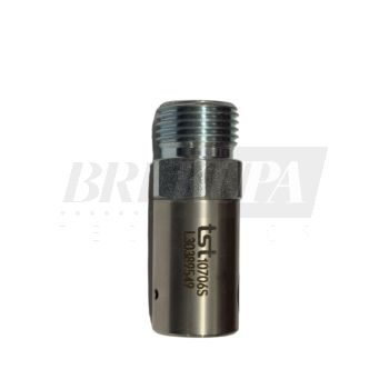TST veiligheidskoppeling DN6 met 1/2" buitendraad