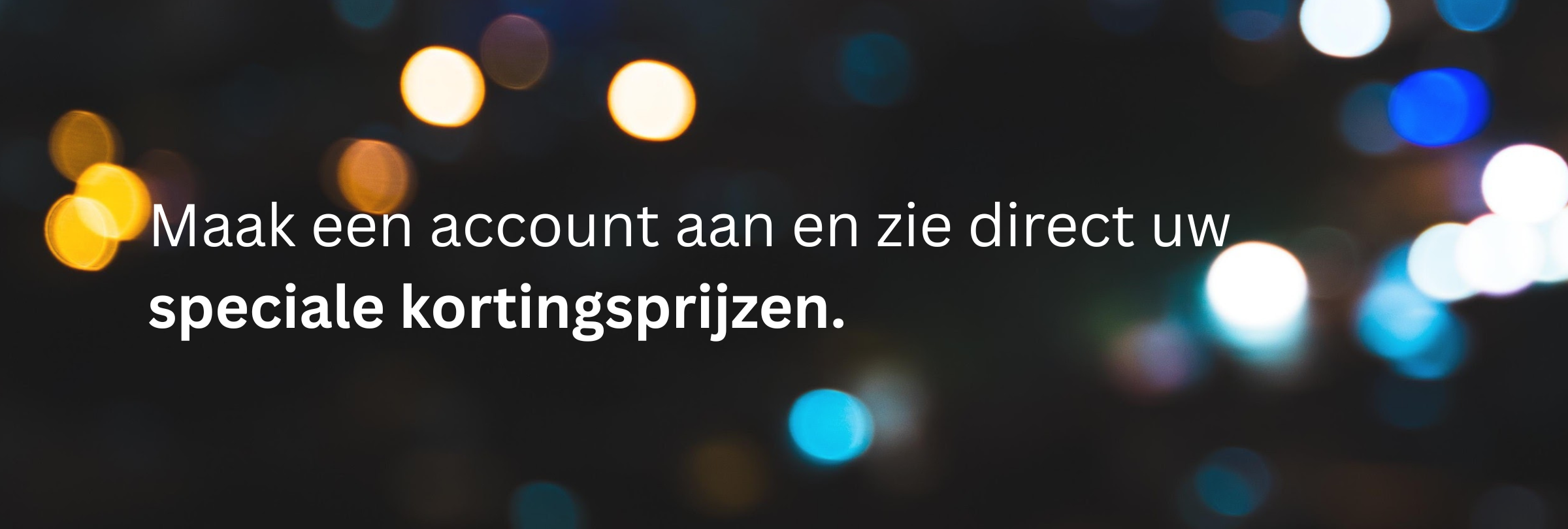 Registreer voor B2B Prijzen